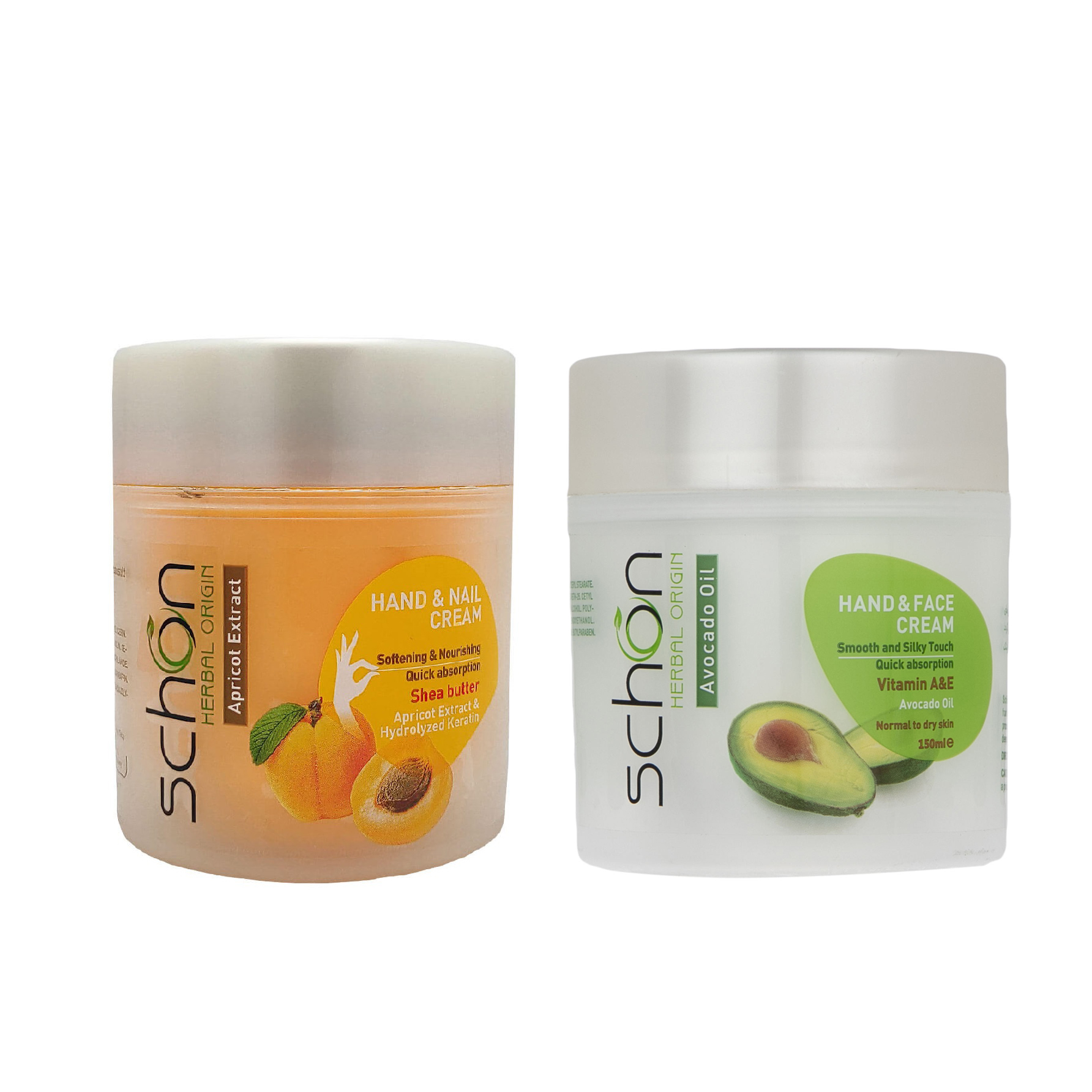 کرم دست و ناخن شون مدل apricot extract حجم 150 میلی لیتر به همراه کرم دست و صورت شون  حجم 150 میلی لیتر
